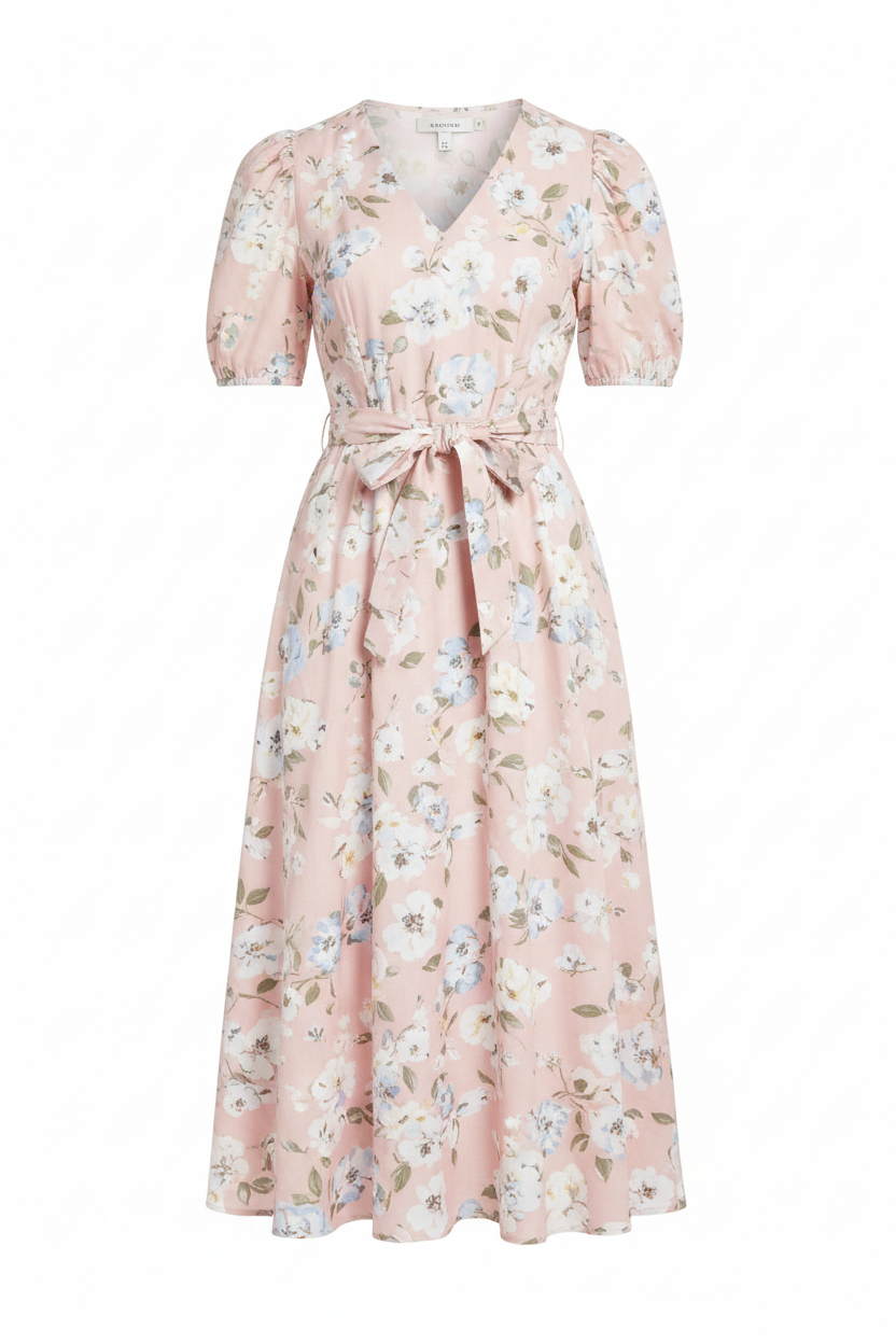 Floral Summer Midi Dress